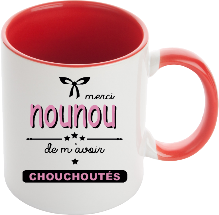 Mug "Merci Nounou de m'avoir chouchouté