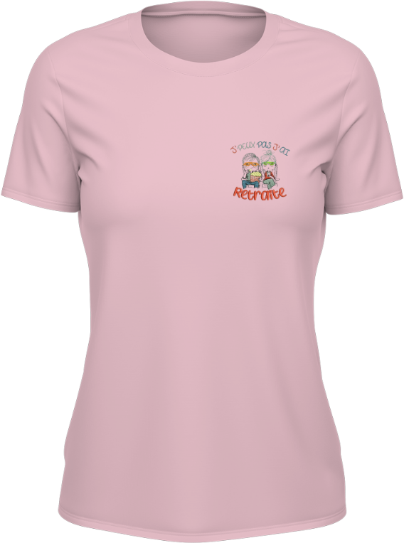 T-shirt Femme - Je ne peux pas j'ai retraite