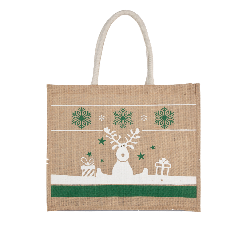 Sac shopping avec motifs de Noël