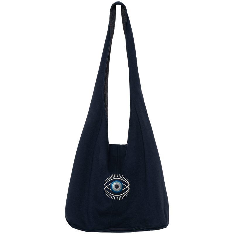 Sac bandoulière en molleton Collection Occhio