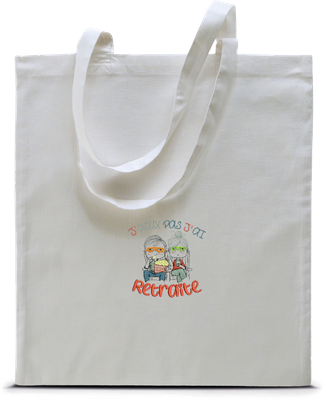 Sac shopping - Tote Bag - Je ne peux pas j'ai retraite