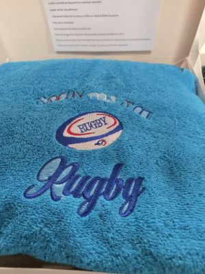 Serviette de bain - Rugby