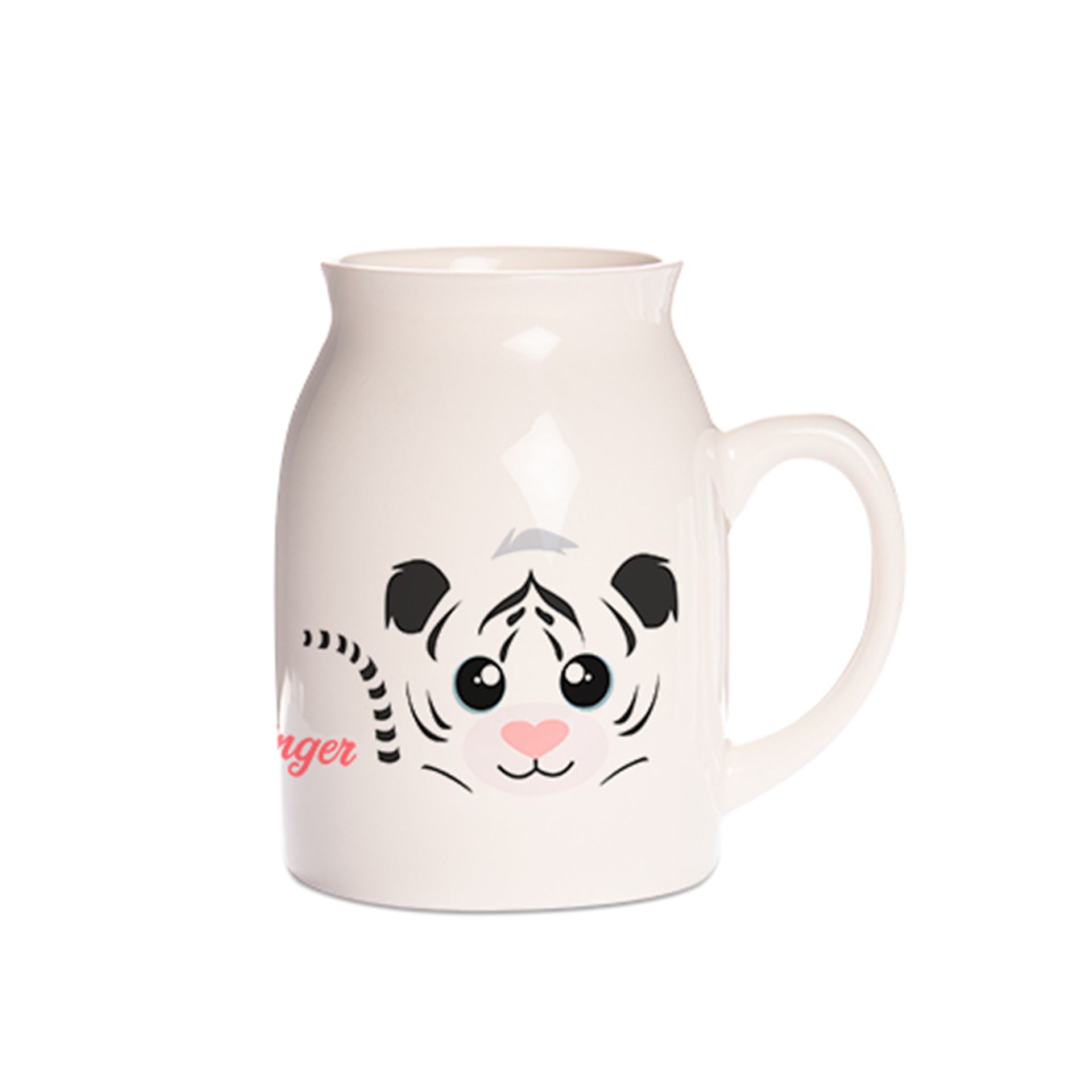 Pot à lait blanc LOT DE 2 - personnalisable