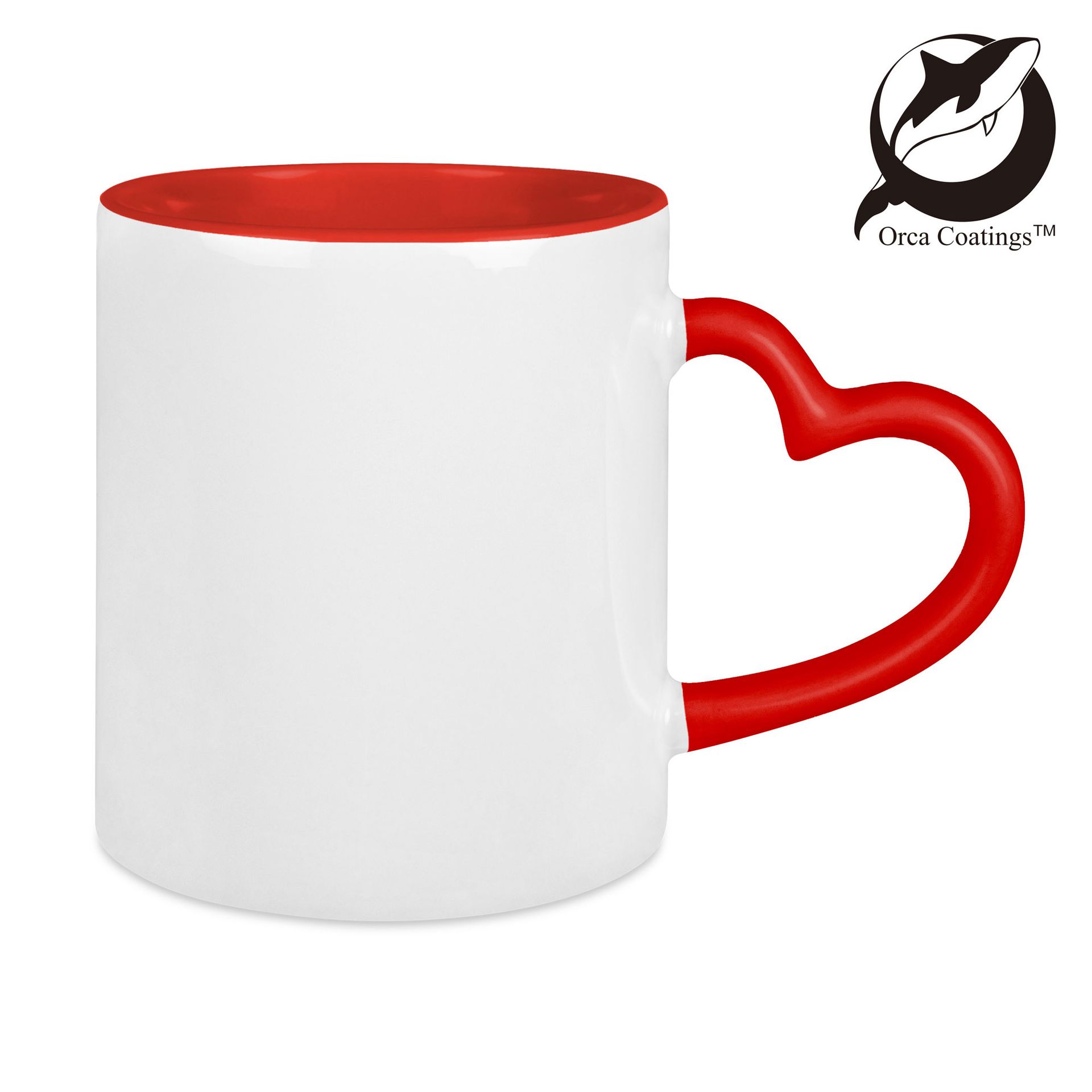 Mug en céramique TWO TONES & LOVE HANDLE - personnalisable