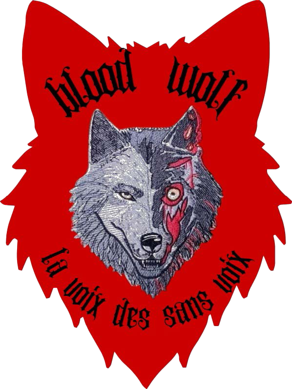 Sticker Blood Wolf
