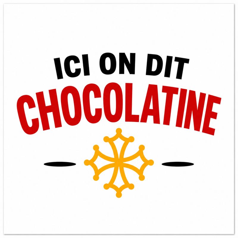 Dessous de plat Ici on dit chocolatine