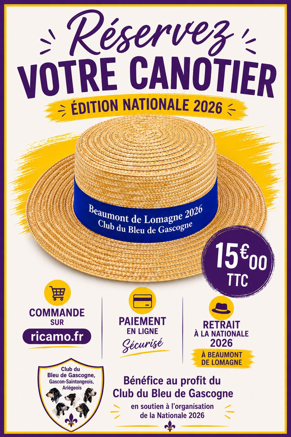 Canotier - Édition Nationale 2026 Canotier - Édition Nationale 2026
