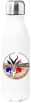 Gourde isotherme en inox - Le Rallye des Gazelles Gourde isotherme en inox - Le Rallye des Gazelles
