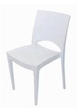 White Rigid Cafe Chair
