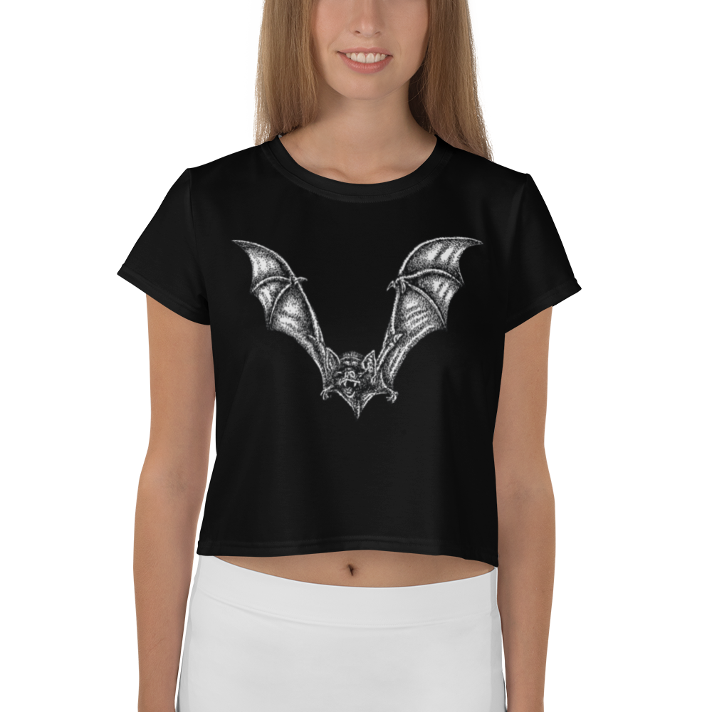 Crop Top - Fledermaus