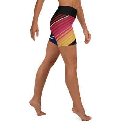 Yoga-Shorts - Stripes