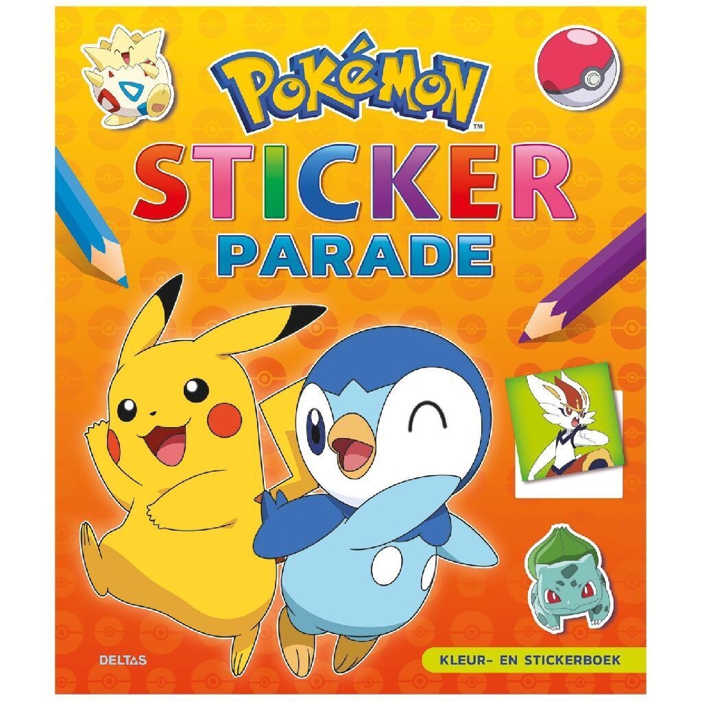 Pokémon Sticker en Kleurboek
