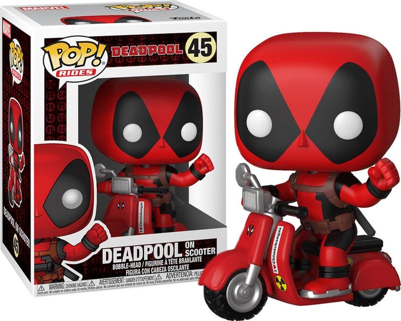 Deadpool on scooter - Marvel Deadpool on scooter - Marvel
