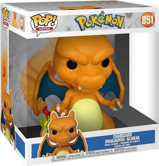 Charizard Jumbo Funko Pop - Pokémon Charizard Jumbo Funko Pop - Pokémon