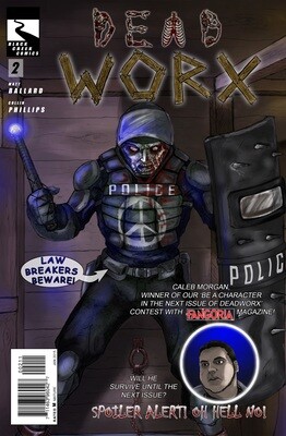 Deadworx issue #2 First printing autographed by Matt Ballard