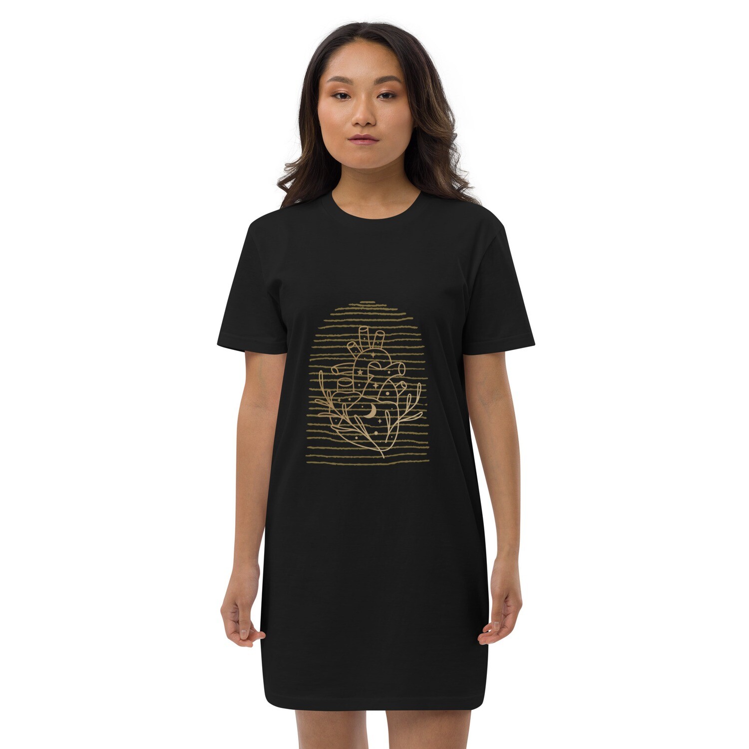 Organic cotton  dress t-shirt