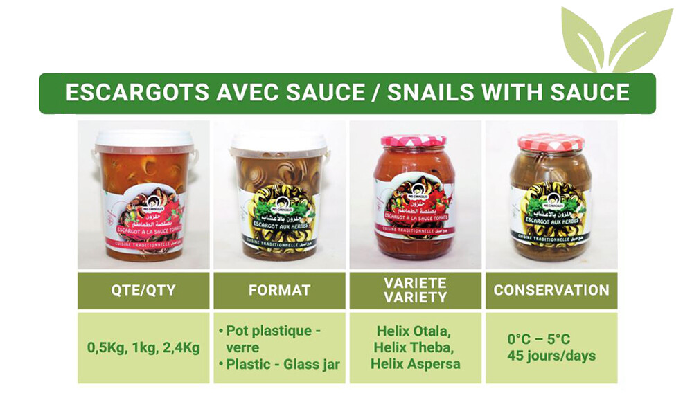 SNAILS  WITH SAUCE