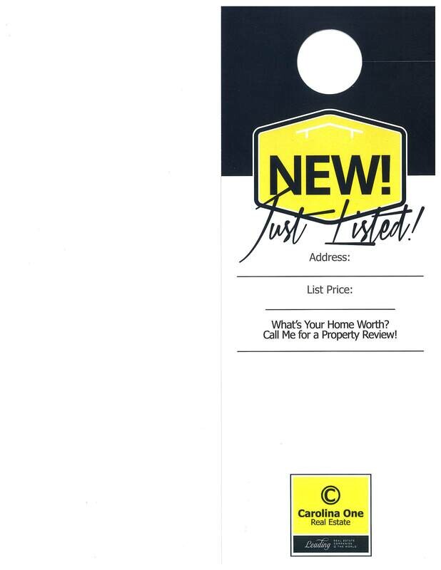 Just Listed Door Hangers (Pack of 20)
