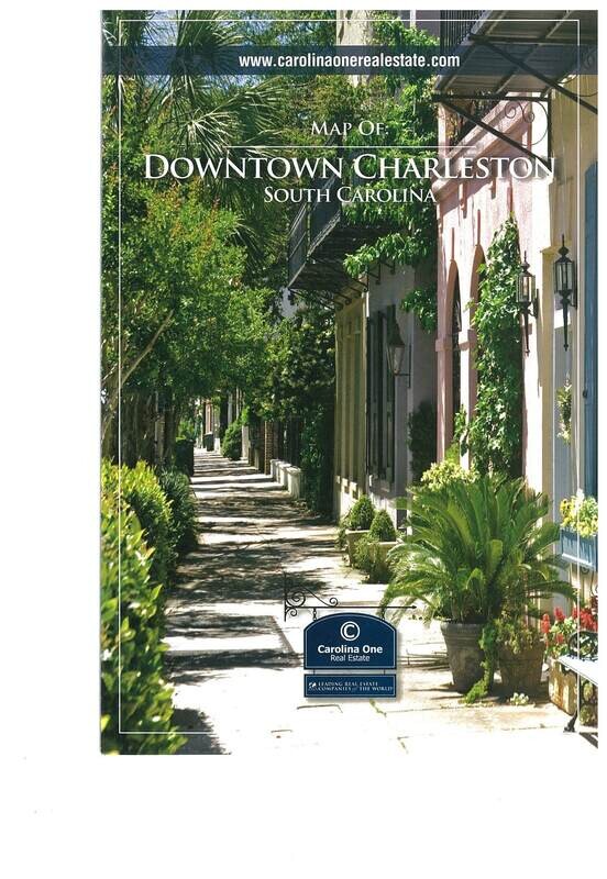 Downtown Charleston Map (Pack of 4)