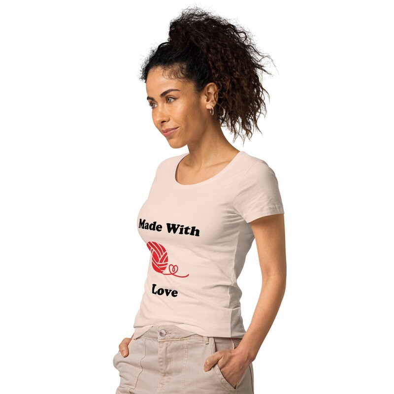 Made With Love Women’s basic organic t-shirt