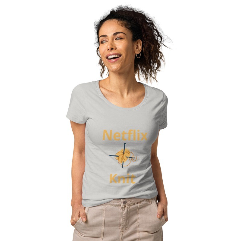 Netflix &amp; Knit Women’s basic organic t-shirt