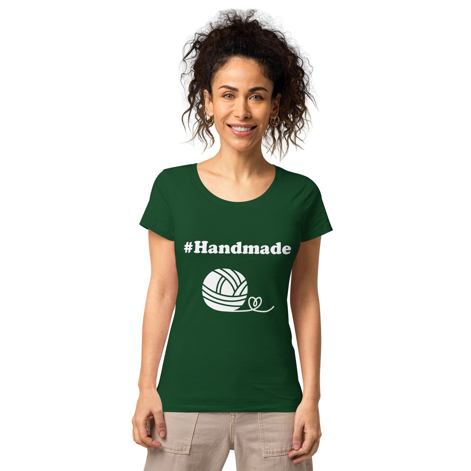 #Handmade Women’s basic organic t-shirt