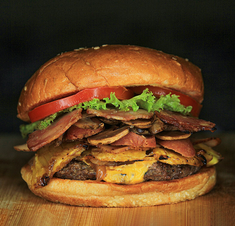 Big Bang Burger - Combo de Hamburguesa con papas y soda