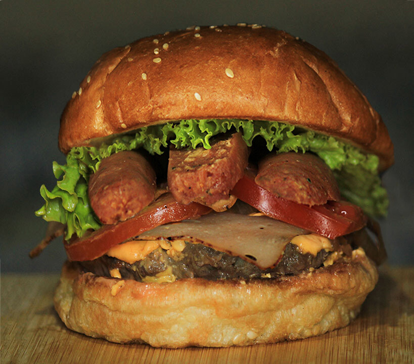 Buffalo Burguer - Combo de Hamburguesa con papas y soda