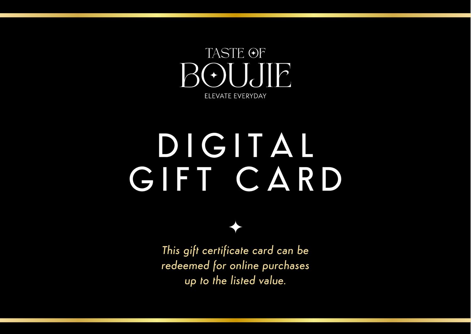 Digital Gift Card