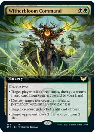 Witherbloom Commande (Extended art)