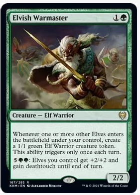 Elvish Warmaster (foil)