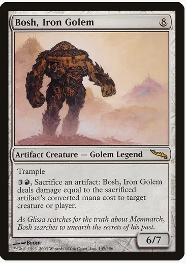 Bosh, Iron Golem (Foil)