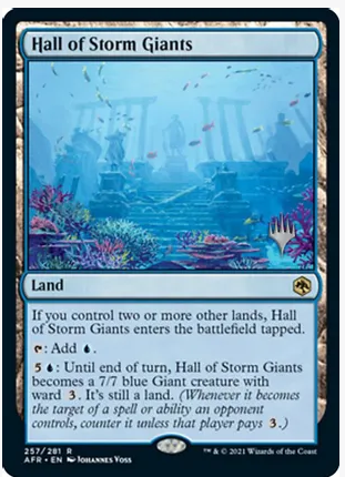 Hall of Storm Giants (Foil Promo)