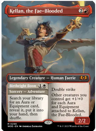 Kellan, the Fae-Blooded ( Borderless Foil)