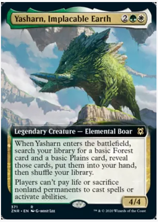 Yasharn, Implacable Earth (EA Foil)