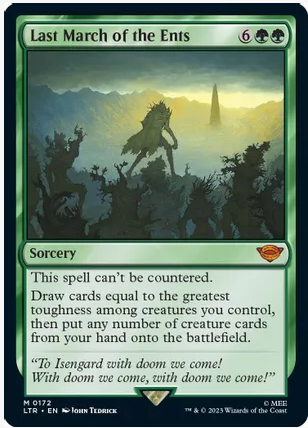 Last March of the Ents (Foil)