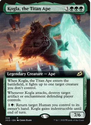 Kogla, the Titan Ape (Extended Art)