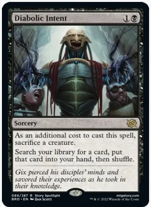 Diabolic Intent (Foil)