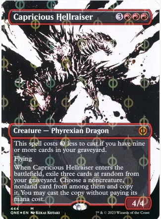 Capricious Hellraiser (Showcase) (Step-and-Compleat Foil)