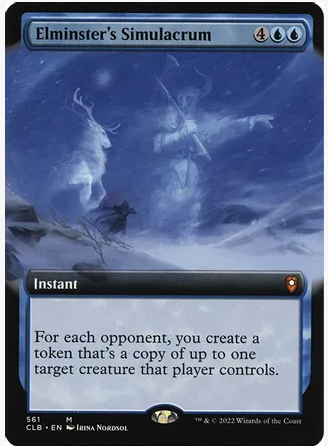 Elminster&#39;s Simulacrum (Extended Art) Foil