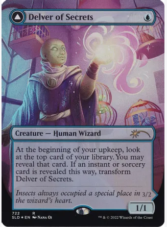 Delver of Secrets - Secret Lair- Foil