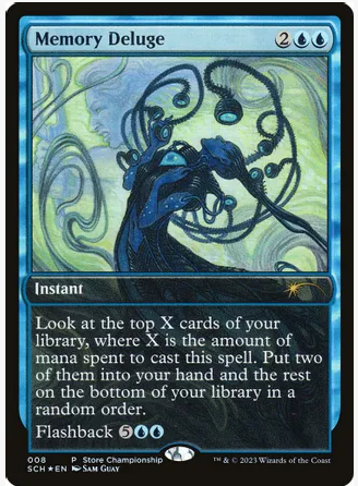 Memory Deluge - Game Day &amp; Store Championship Foil