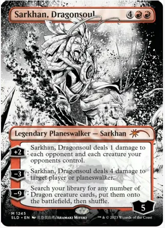Sarkhan, Dragonsoul (Borderless) - Secret Lair Foil
