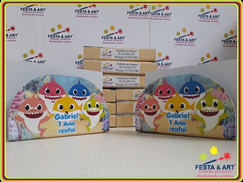 Porta Guardanapos - Baby Shark