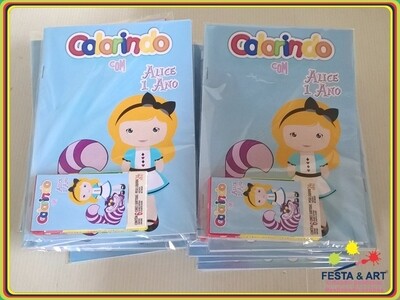 Revista de Colorir - Alice