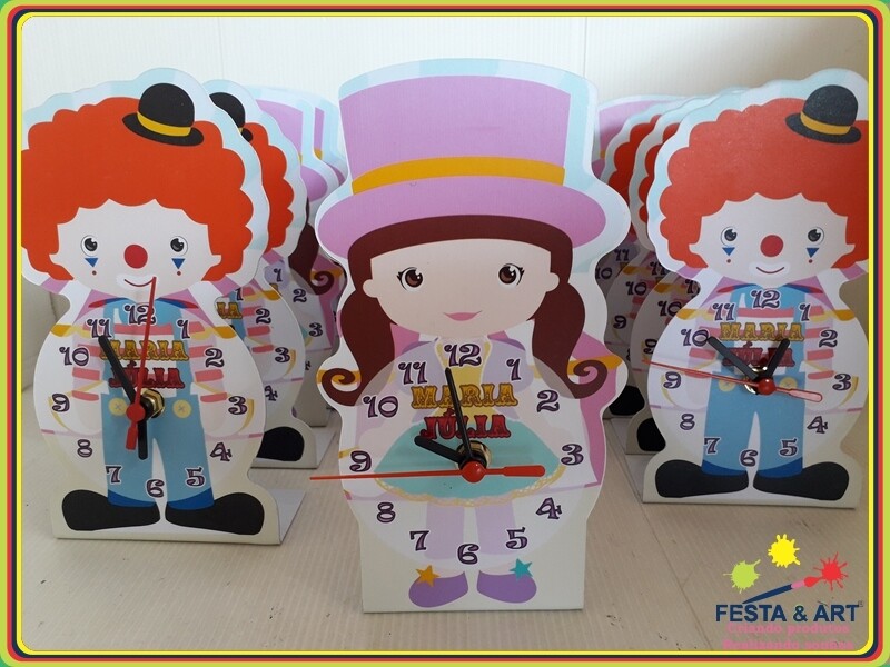 Relógio corte especial - Circo