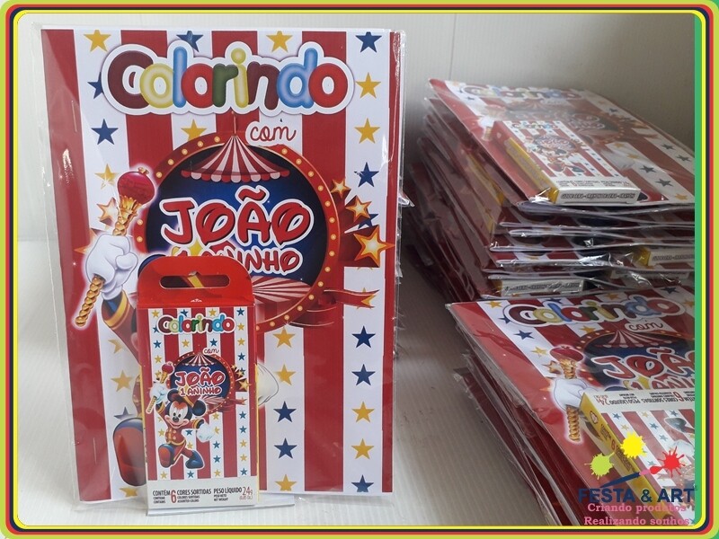 Revista de Colorir - Circo