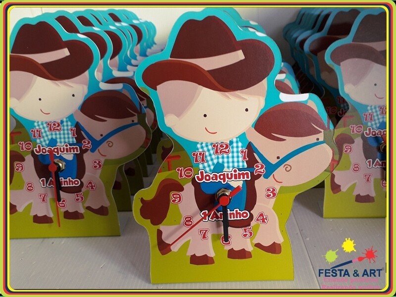 Relógio corte especial - Cowboy