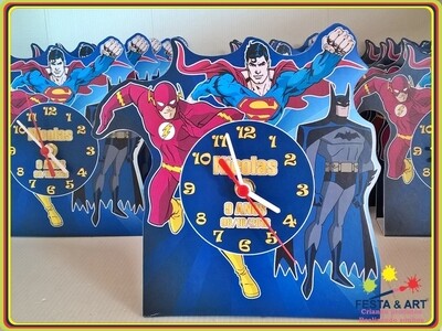 Relógio corte especial - Heróis