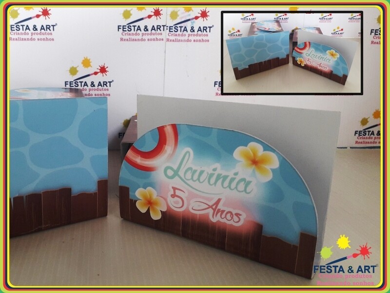 Porta Guardanapos - Pool Party